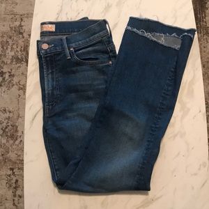 Mother Insider Crop Step Fray Size 26 (Stretch)